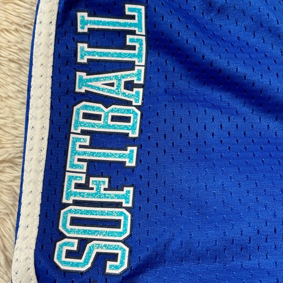 Justice Girls size 10 Softball tank top and softball mesh shorts set - Picture 7 of 15